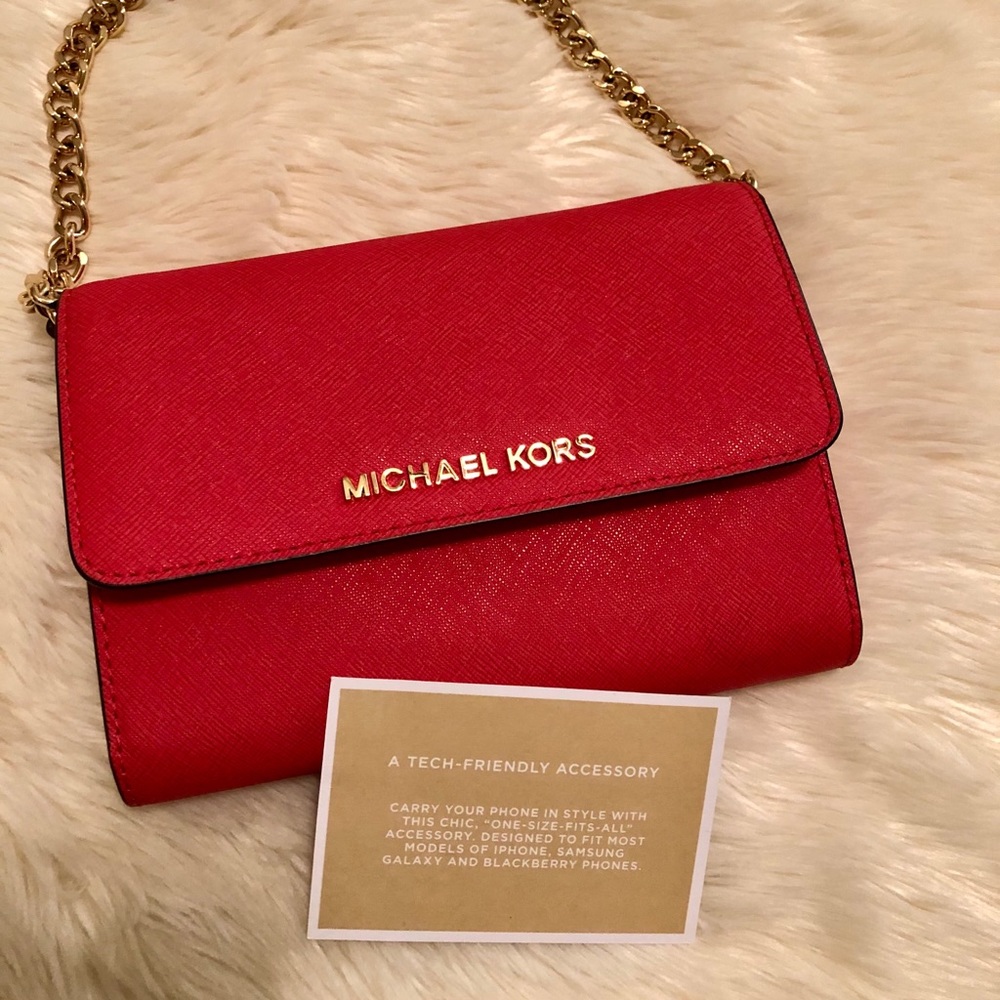 Michael Kors Jet Set Travel L Phone Xbody Bag